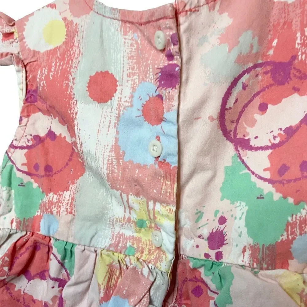 Calvin Klein Jeans Multi-Color Tiered Dress in Size Kids Size 4T - Picture 8 of 9